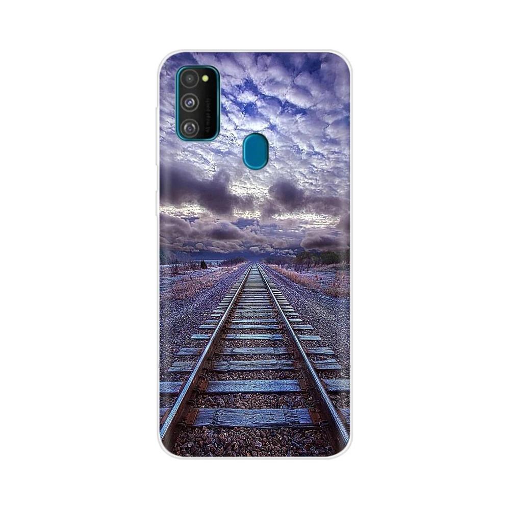Для Samsung Galaxy M21 M30S Чехол Задняя крышка Прозрачный Мягкий Силикон ТПУ Чехол для телефона Для Samsung M21 M30S Прозрачный Ударопрочный Coque Оболочка