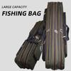 Thicken 3 Layer 80/90/100/120cm Fishing Rod Bag Anti-wear Fishing Bag Canvas Three-layer Fishing Gear Fishing Bags