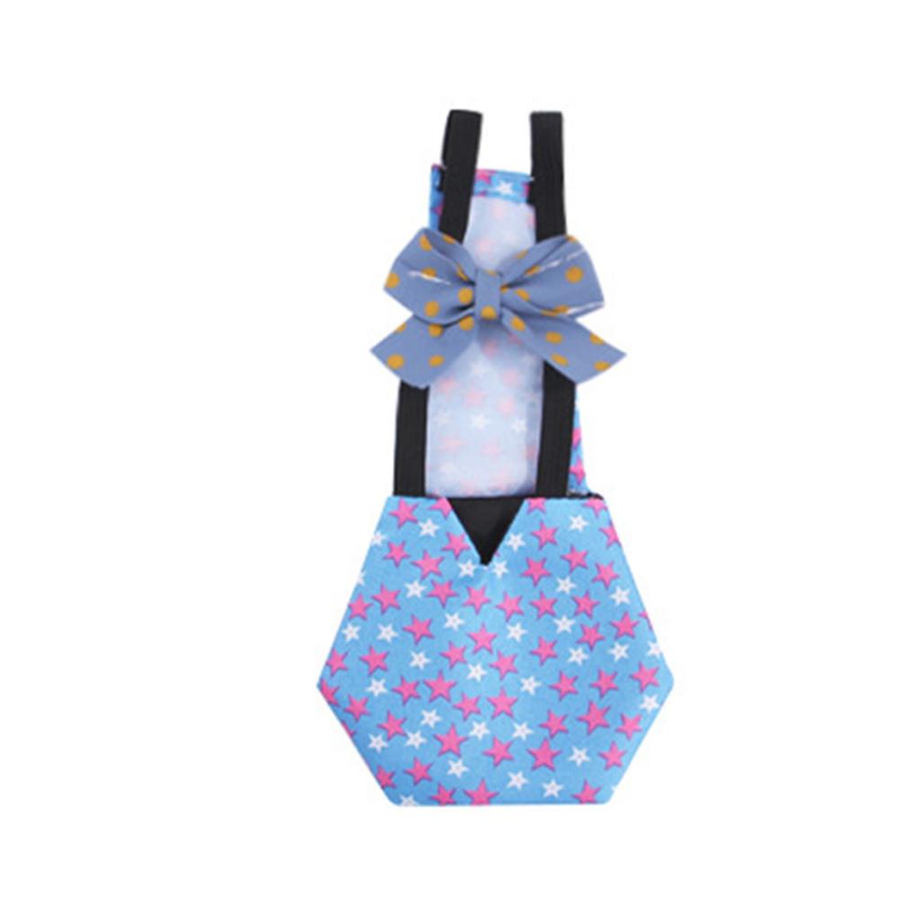 Подгузники для домашних животных Куриный принт с бантом Одежда Товары для домашних животных Подгузники