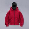 Winter Warm Hoodie Coat Unisex Double Hooded Solid Color Casual Jacket Loose Fit Thick Warm Sweatshirt Coat