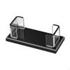 Business Card Holder Name Display Stand Container Acrylic Desk Organizer Capacity: 60 Cards for