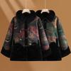 Middle-aged and Elderly Mothers Wear Winter Plus Velvet Thickened Fur Coat Grandma Winter Clothes Warm Fur Old Lady Clothes