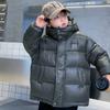 Одноразовая зимняя куртка-пуховик для мальчиков, детская утолщенная куртка из трехслойного белого утиного пуха