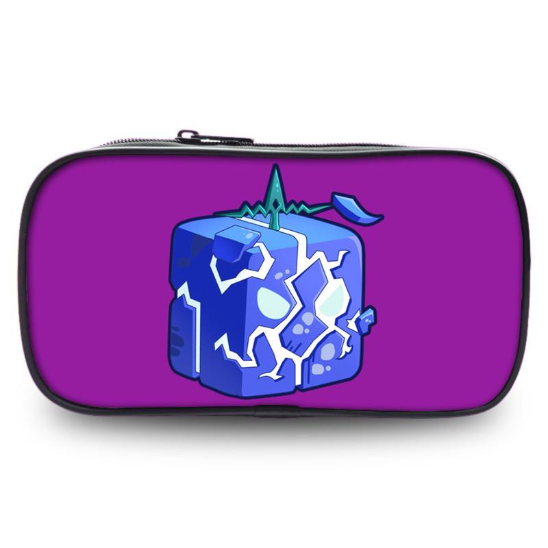 Прочный полиэстеровый пенал Blox Fruits Roblox для студентов с большой вместимостью