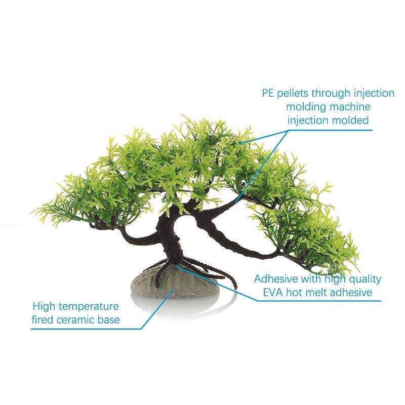 Украшения для аквариума, имитация сосны, искусственные деревья, растения, украшения