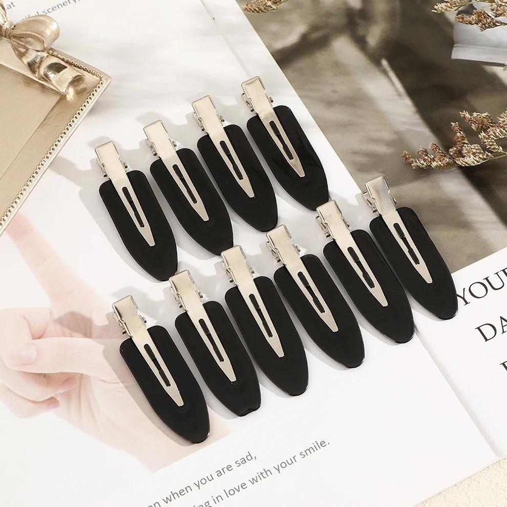 10pcs/Kit No Bend Seamless Hair Clips Side Bangs Barrette Makeup Washing Face Accessories Women Girls Styling Hairpins