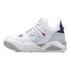 Li-Ning Синтетическая кожа амортизирующие нескользящие износостойкие низкие ретро баскетбольные кроссовки женские кроссовки белые AGBR022-2