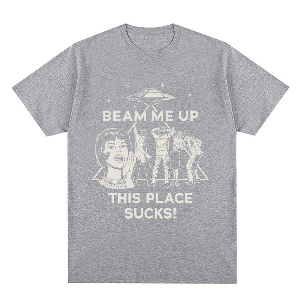 WSQK The Squawk 94.5 FM Футболки Телепортируй меня Футболки Место отстой Графическая футболка Хлопковые футболки с коротким рукавом Уличная одежда