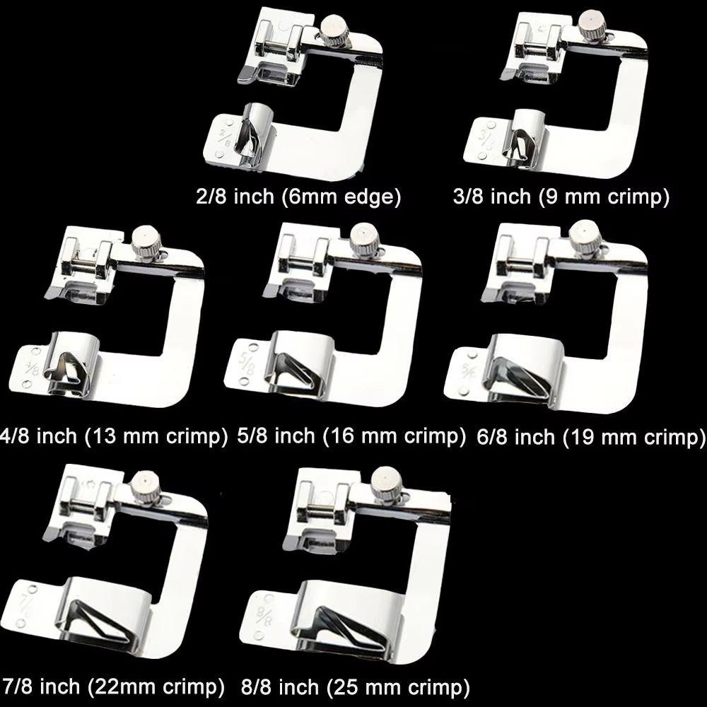 Snap-On Rolled Hem Presser Foot Universal Wide Rolled Foot Hemming Presser Foot Home Use