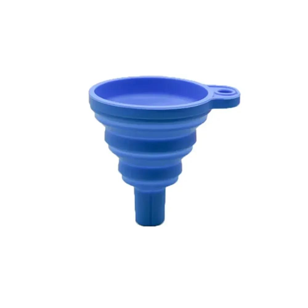1pc Universal Car Gasoline Oil Fuel Funnel Auto Washer Fluid Change Funnel Car Engine Liquid Funnel Foldable Car Accessories