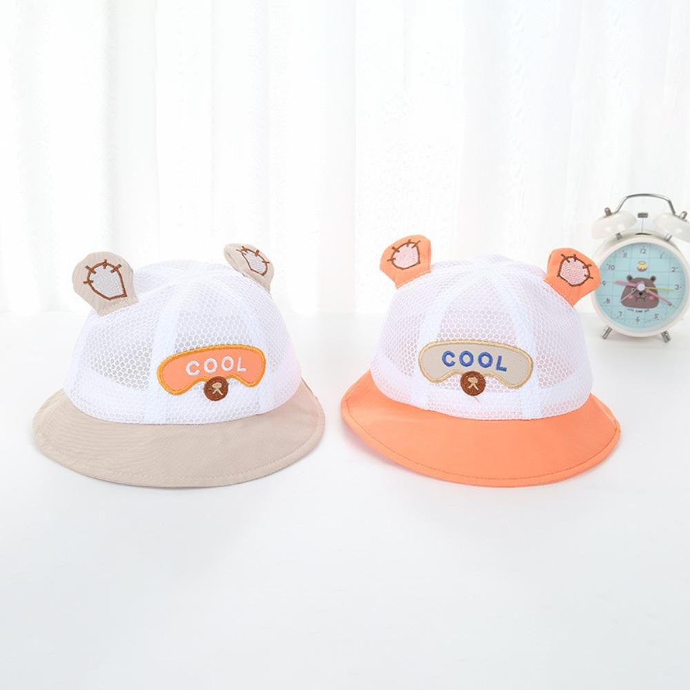 Summer Kids Bucket Hat Breathable Sun Cap Outdoor Baby Bucket Caps for Infant Girls Boys