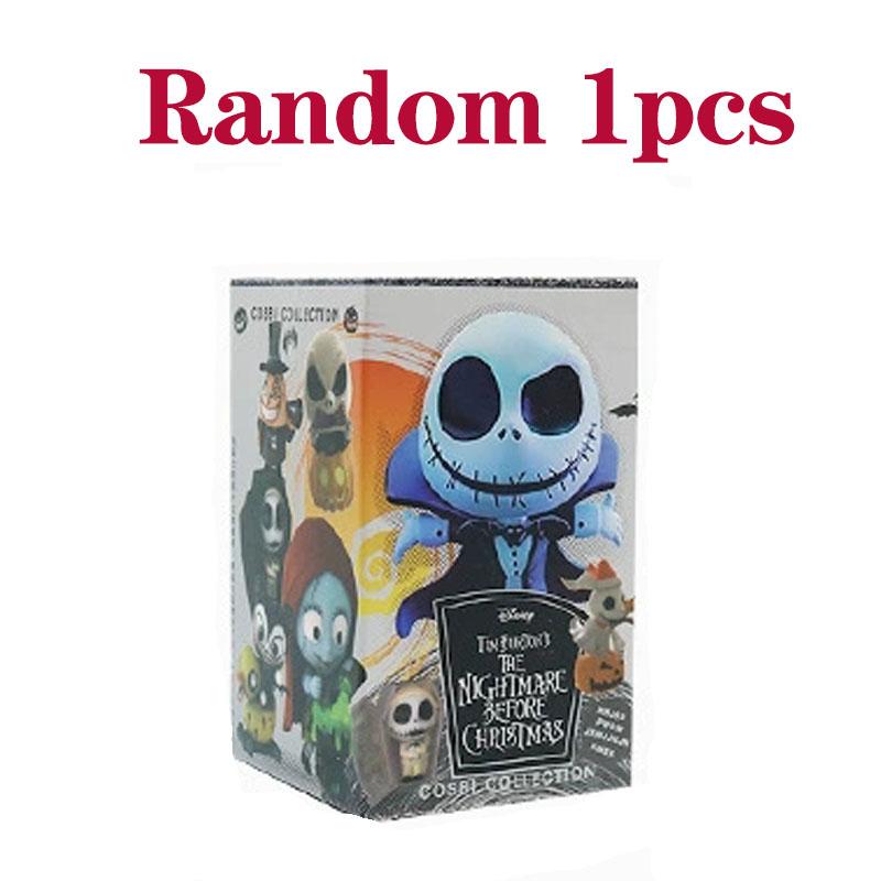 The Nightmare Before Christmas Blind Box Small Size PVC Model  Figures Jack Sally Dr. Collectible Figurine Doll Christmas Gifts