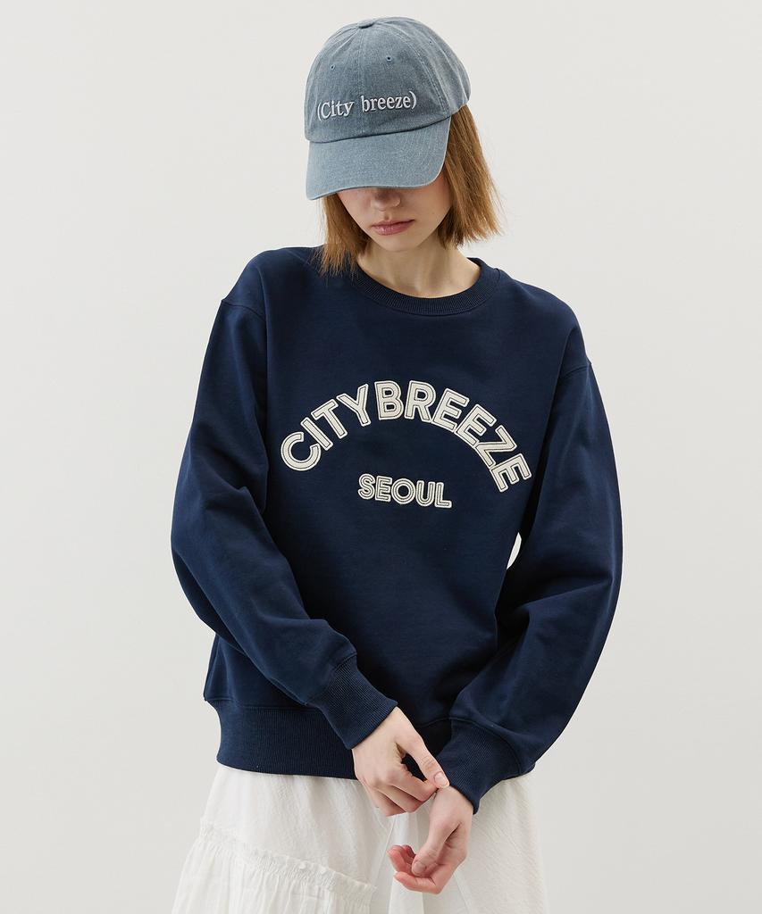 CITYBREEZE City Arch Logo Sweatshirt_Navy
