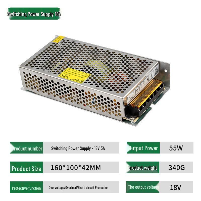 18V 10A 180W Constant Voltage Switching Power Supply for CNC and Monitor