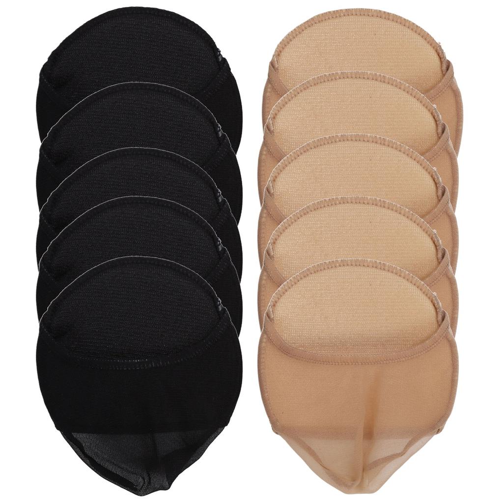 Носки для передней части стопы предотвращают скольжение дышащие эластичные накладки на носок для женщин танцы бег 10 пар