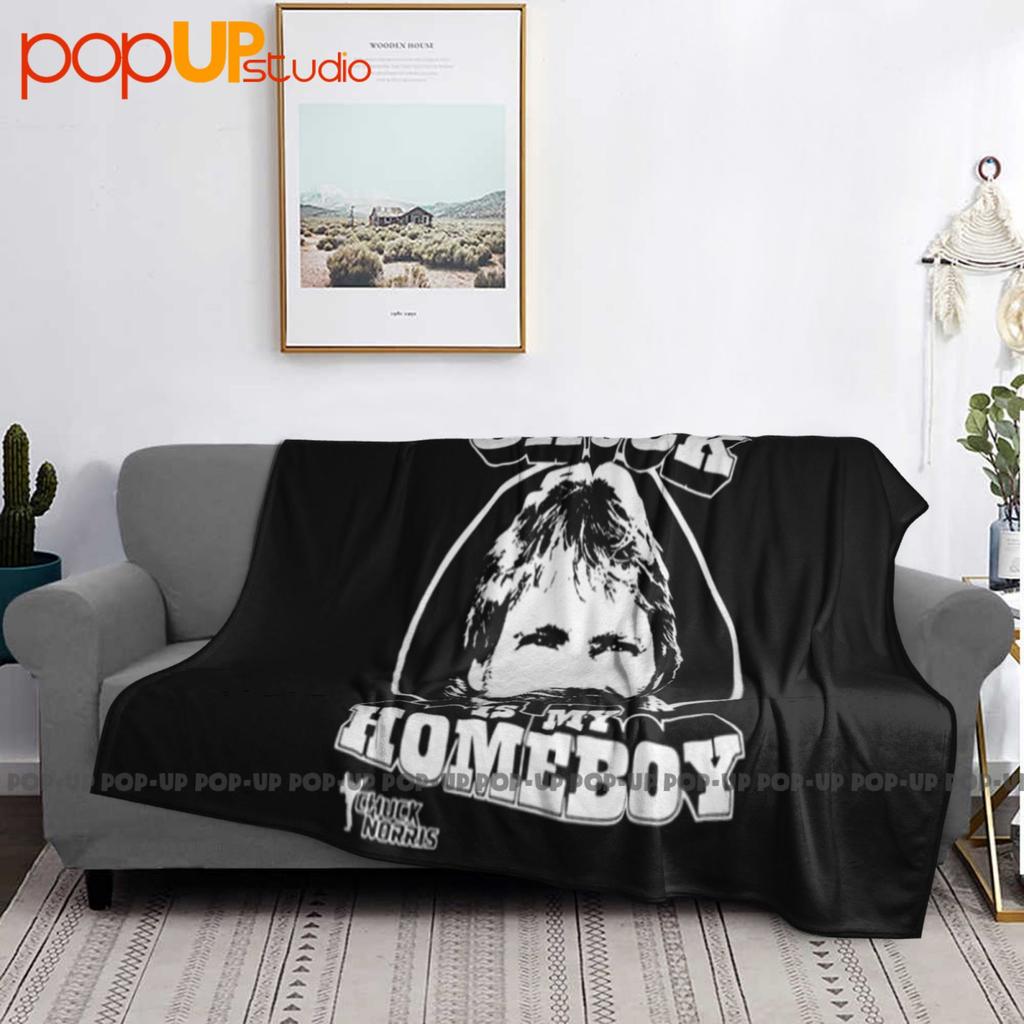 Chuck Norris Is My Homeboy Ultra-Soft Blanket Quilt Winter Sofa Cover Bed Covers