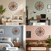 Designer Wall Clock for Living Room Stylish Latest | Metal Decorative Wall Watch Stylish Analog Hanging Clock for Living Room, Bedroom, Kitchen