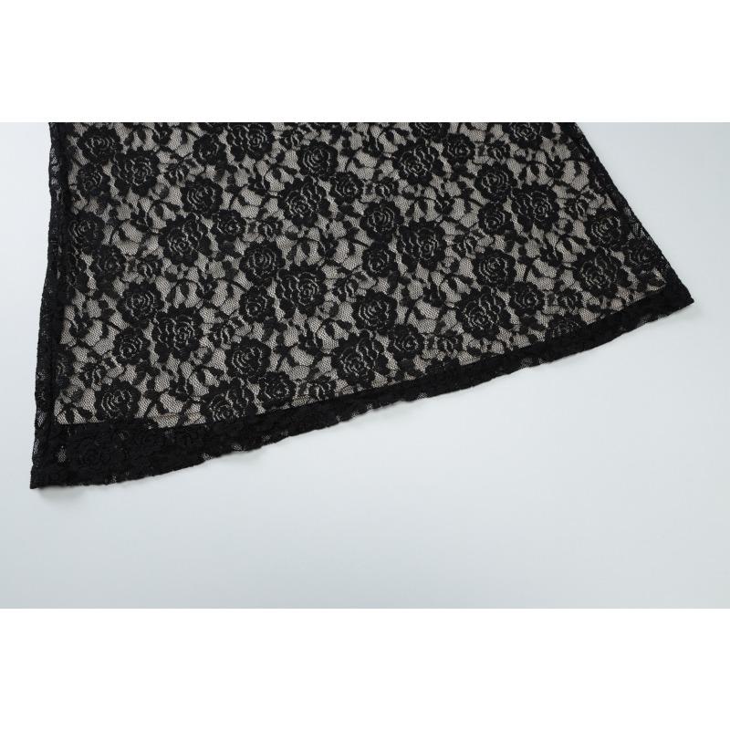 Летнее женское сексуальное кружевное пэчворк длинное платье тонкое платье на бретелях