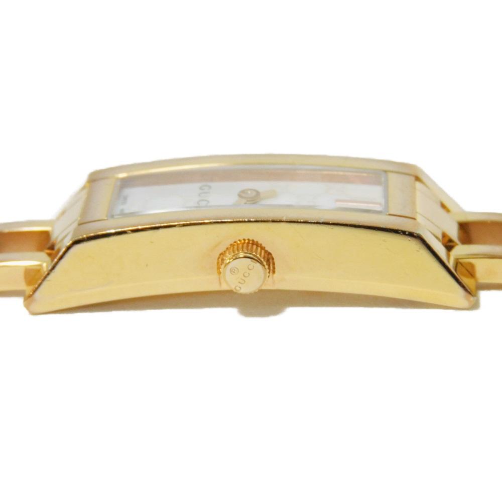 Used 9539 YA110 7975 Quartz Square Face GG Gold Women's from Japan AUTHENTIC