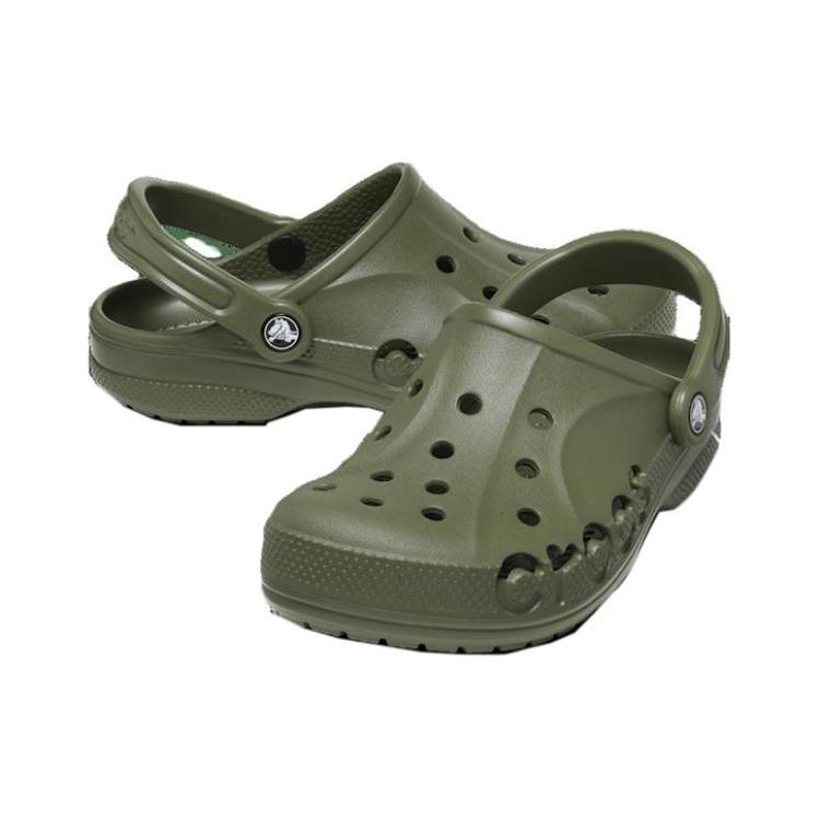 Crocs Платформенные клоги Baya, клоги из ЭВА, унисекс, зеленые, 10126-309