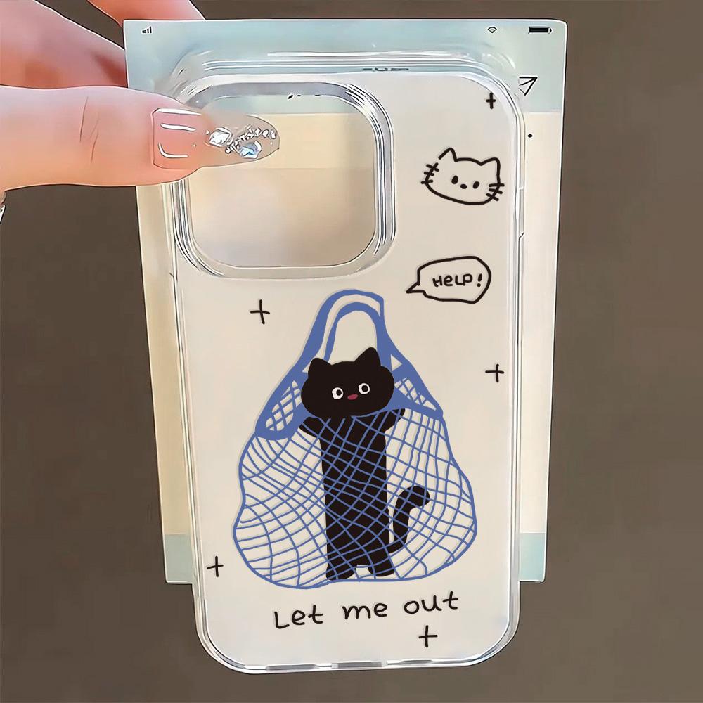 Расписной чехол для телефона для iPhone 12 13 15 16 iPhone 16 12 13 14 15 Pro 14 15 16 Pro Max Полное покрытие Противоударный Защита от отпечатков пальцев Свежий стиль Защитный чехол