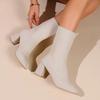 Stylish High Heel Sock Boots For Women In Trendy Fall Winter Designs With Breathable Fabric