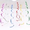 Holiday, Birthday, Christmas Hanging Ornaments, PVC Spiral Hanging Ornaments, Corridor Ceiling Decorations