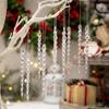 Acrylic Icicle Decorations Crystal Clear Party Holiday Decor New Christmas Tree Ornaments
