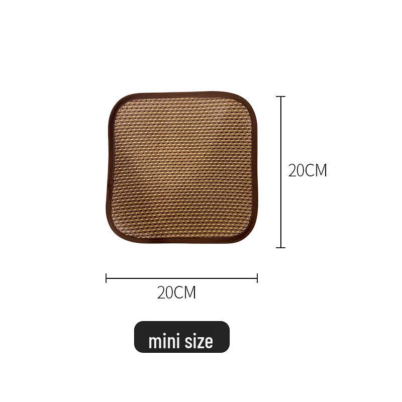 Охлаждающий ротанговый коврик для кроликов и мелких питомцев на лето