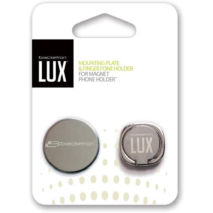 Bracketron Lux Additional Metal Plates for Magnet Phone Holder with Adhesive, Stand and Plate LX1-996-2