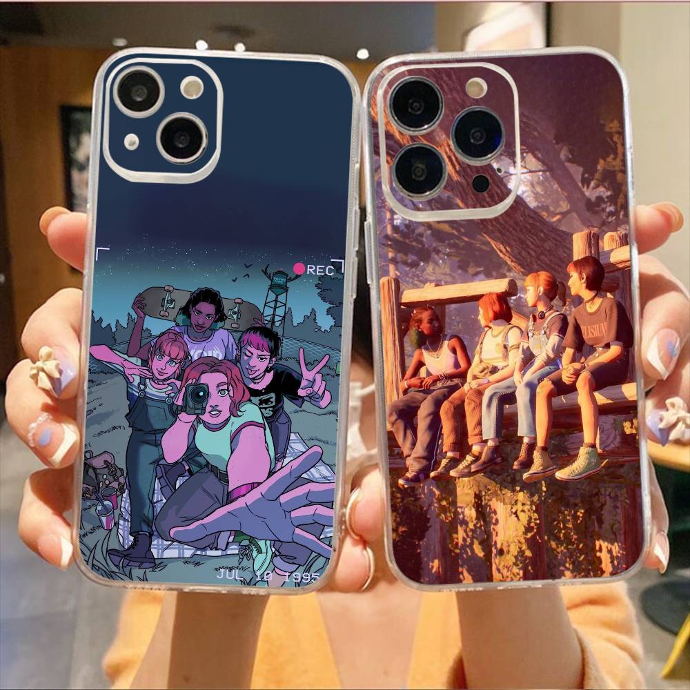 L-Lost R-Records Чехол для телефона Bloom Rage для iPhone17,16,15,14,13,12,11 Plus,Pro Max Мягкий прозрачный чехол