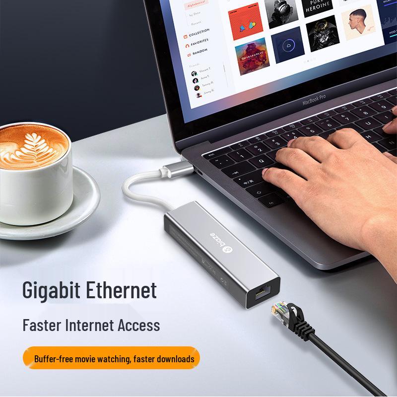 Biaze USB-C to Gigabit Ethernet Adapter for Laptop
