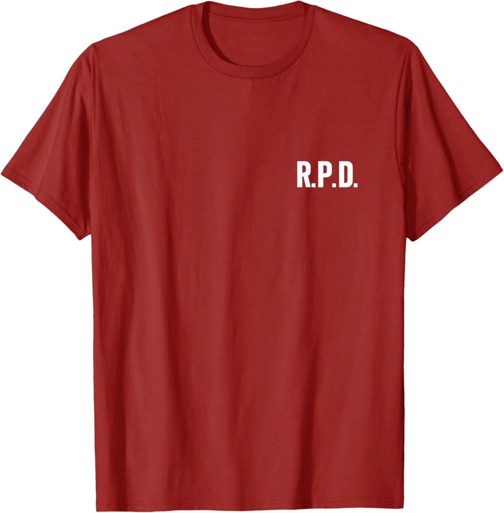 Resident Evil RPD TShirt Unisexs and Womens Summer Cotton Clothing Fashion Casual Gaming Enthusiast Short Sleeve Tshirt