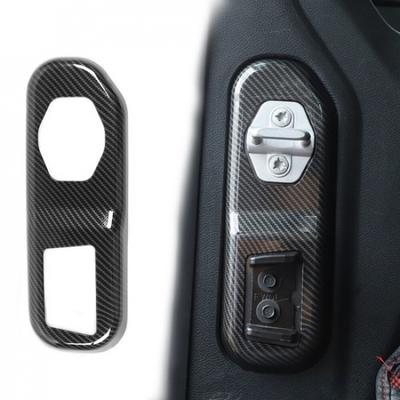 Декоративная накладка на панель замка багажника из углеродного волокна для Jeep Wrangler JL JLU 18+