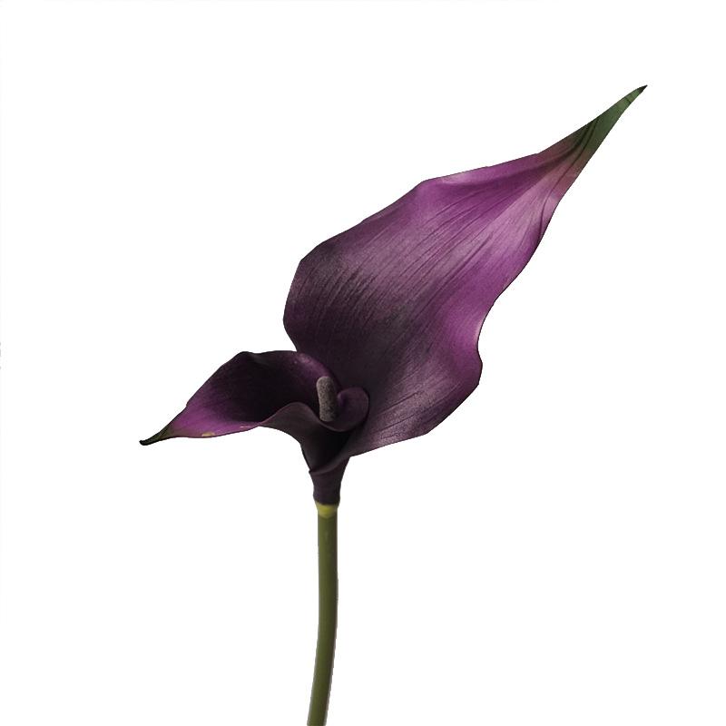 1 шт. модный искусственный цветок домашний декор поддельное растение настоящее прикосновение калла лилия реквизит для фотосъемки