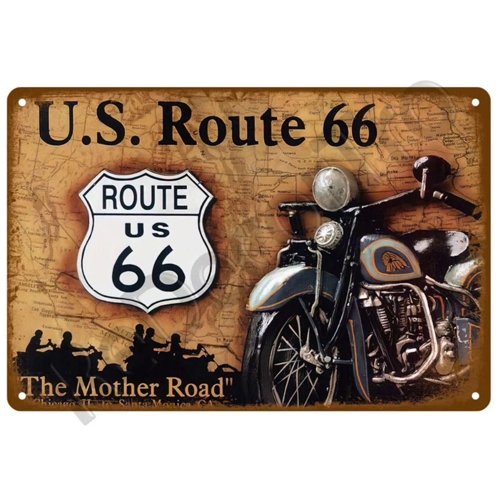 Металлическая табличка для мотоциклетного гаража, настенный декор, 20x30 см