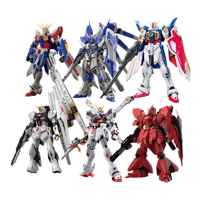 Наборы моделей Bandai RG Gunpla – God Gundam, Freedom, Unicorn, Justice, Wing, Astray Red Frame, Destiny & 00 Пластиковый набор Real Grade