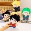 20 см Аниме Фигурка One Piece Эйс Зоро Санджи Луффи Наряжаемая Милая Кукла Игрушки Коллекционная Подарок на День Рождения COS Безопасная для Детей Развлекательная Веселая Игра Безопасная