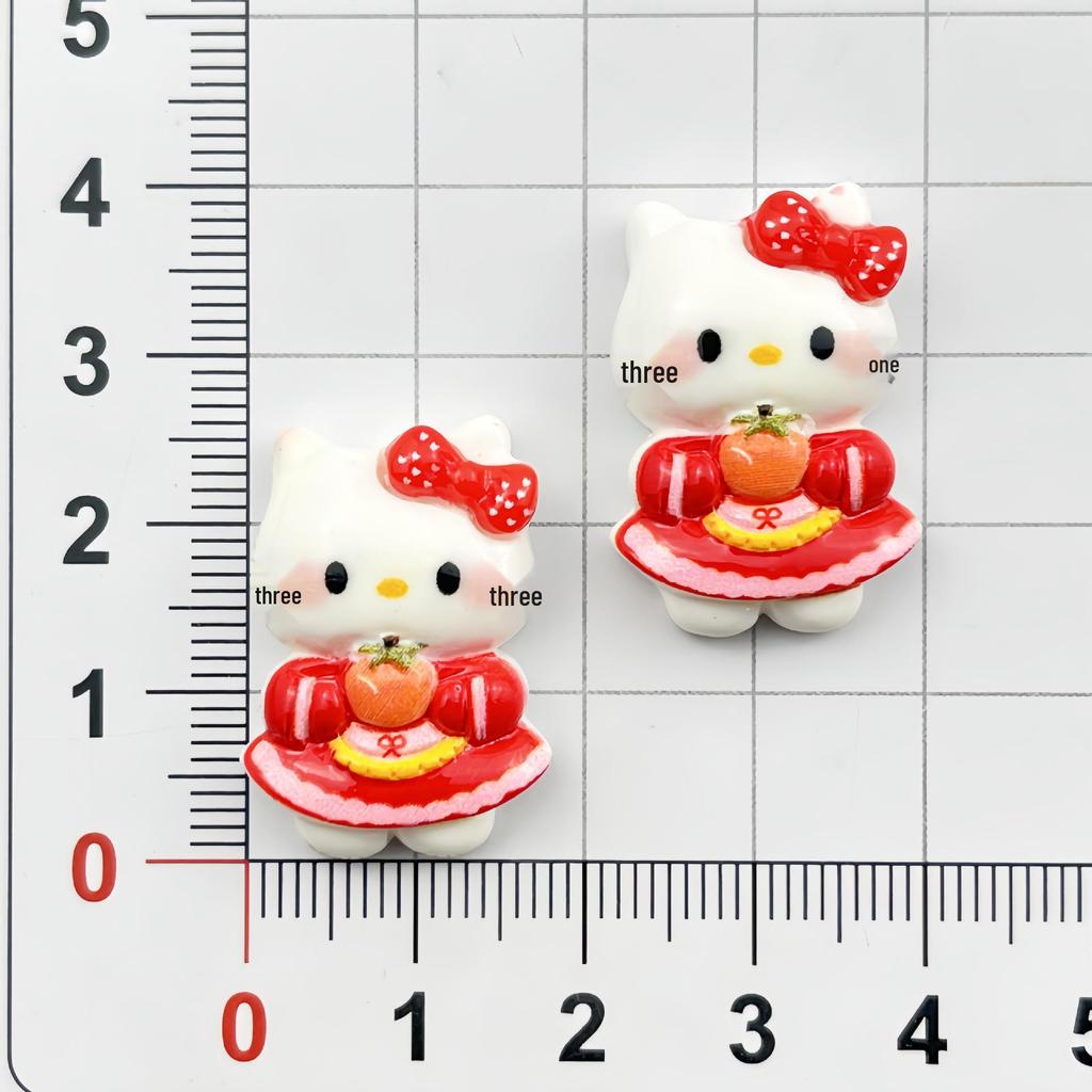 Мультяшный Медведь и Котенок Смоляные Аксессуары: Заколка для волос своими руками, Чехол для телефона, Магнит, Брелок, Украшение для пряжки обуви