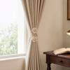 Cotton And Linen Curtain Tiebacks, Decorative Curtain Holdbacks Rope, Flower Curtain Tie Backs, Boho Drapes Holdbacks for Home Office Hotel Decor