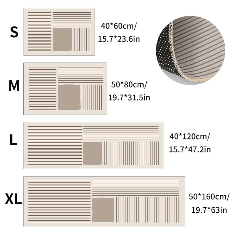 Японский кухонный коврик, устойчивый к маслу, противоскользящий коврик для ванной, суперабсорбирующий напольный ковер, длинный коврик для прихожей, коврик для ног