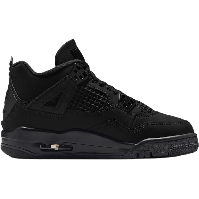 Jordan Детские баскетбольные кроссовки Air Jordan 4 Mid top Черные Унисекс IB4171-010