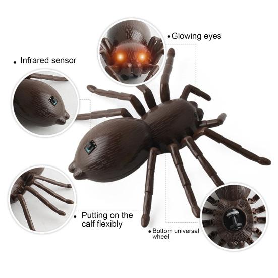Simulation RC Spider Toy Remote Control Wireless Robot Tarantula Scorpion Toy Realistic Crawling Fake Electric Animals for Prank