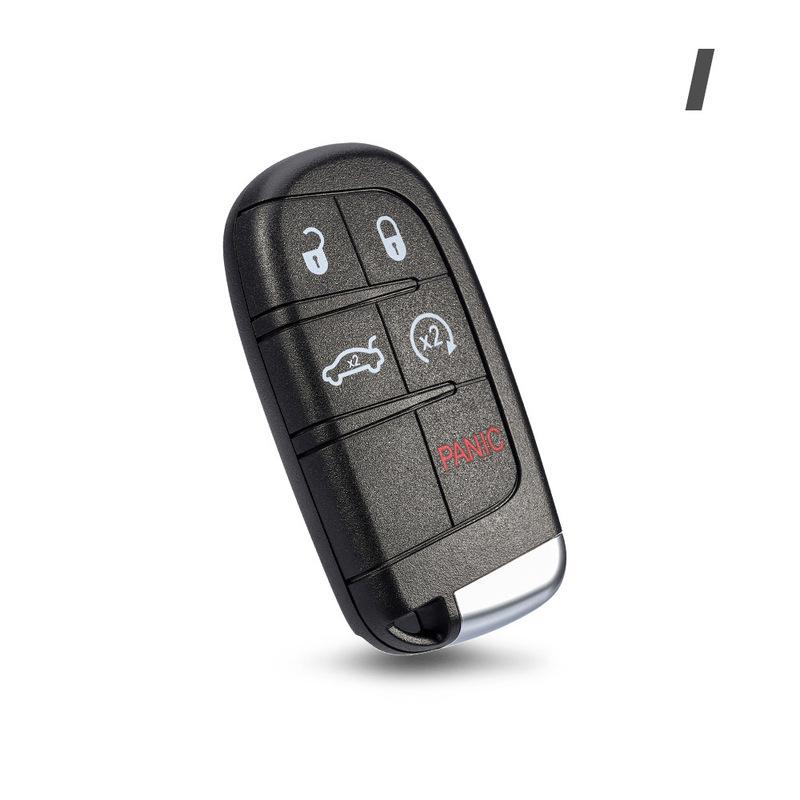 DIYKEY red 433MHz ID46 M3N-40821302 Smart Remote Car Key Fob for Chrysler 300C Dodge Charger Journey Challenge Dart Durango