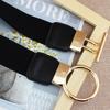 Women Adjustable Thin Belts Ladies Fashion Luxury Brand Skinny Coat Jacket Dress Waist Belt Gold Round Button Waistband