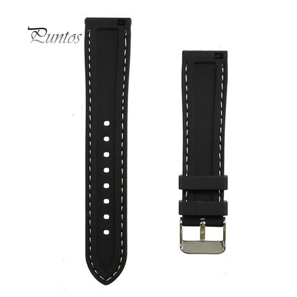 Fashion Soft Silicone Watch Strap Band Buckle Watchband Replacement Wristband