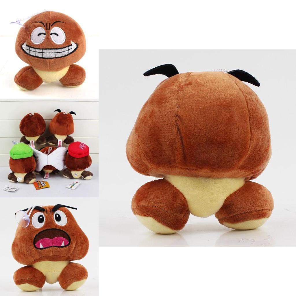 Adorable Super Mario Goomba Mushroom Plush Toy For Childrens Gifts And Home Decor