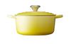 Литая эмалированная кастрюля Le Creuset Signature Cocotte Ronde 18 см Soleil Gas IH, совместимая с японской духовкой [Авторизованный продукт]