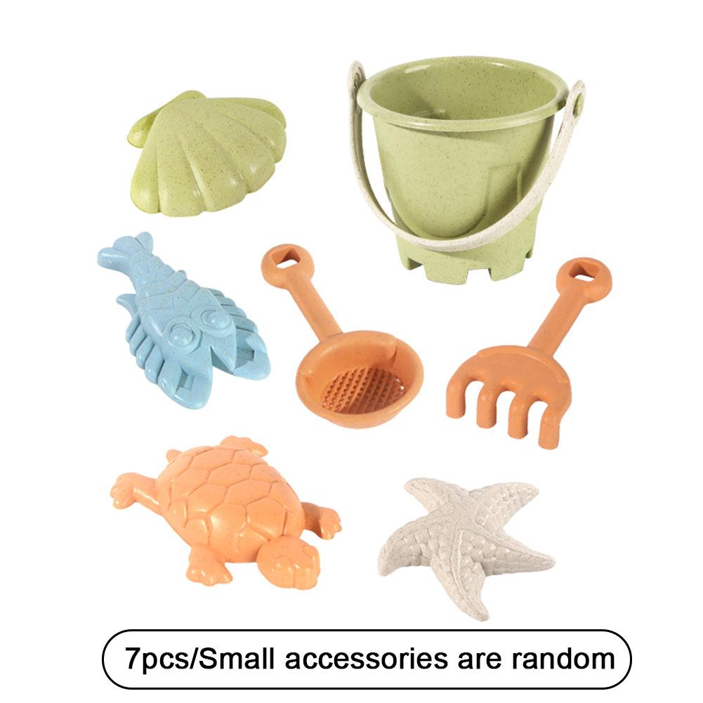 Детские уличные пляжные игрушки Веселая лопатка Форма Набор пляжного ведра Хранение Инструмент для копания песка Ведро Подарок Песочные игрушки Домашний декор
