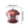 House Dome Bird Feeders for Wild Bird Waterproof Bird Feeders Outside Hanging Bird Feeders Rainproof Bird Feeding Statio